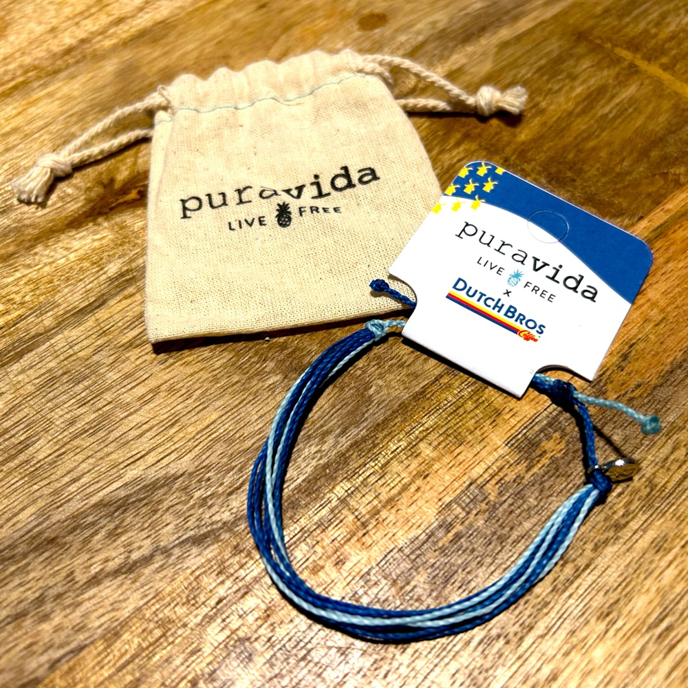 Pura Vida x Dutch Bros Bracelet NWT